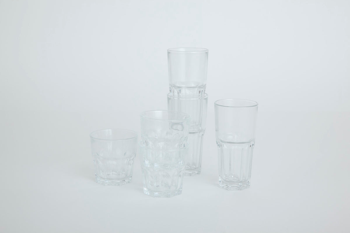 フランス製 強化グラスペアグラス - コップ・グラス・酒器